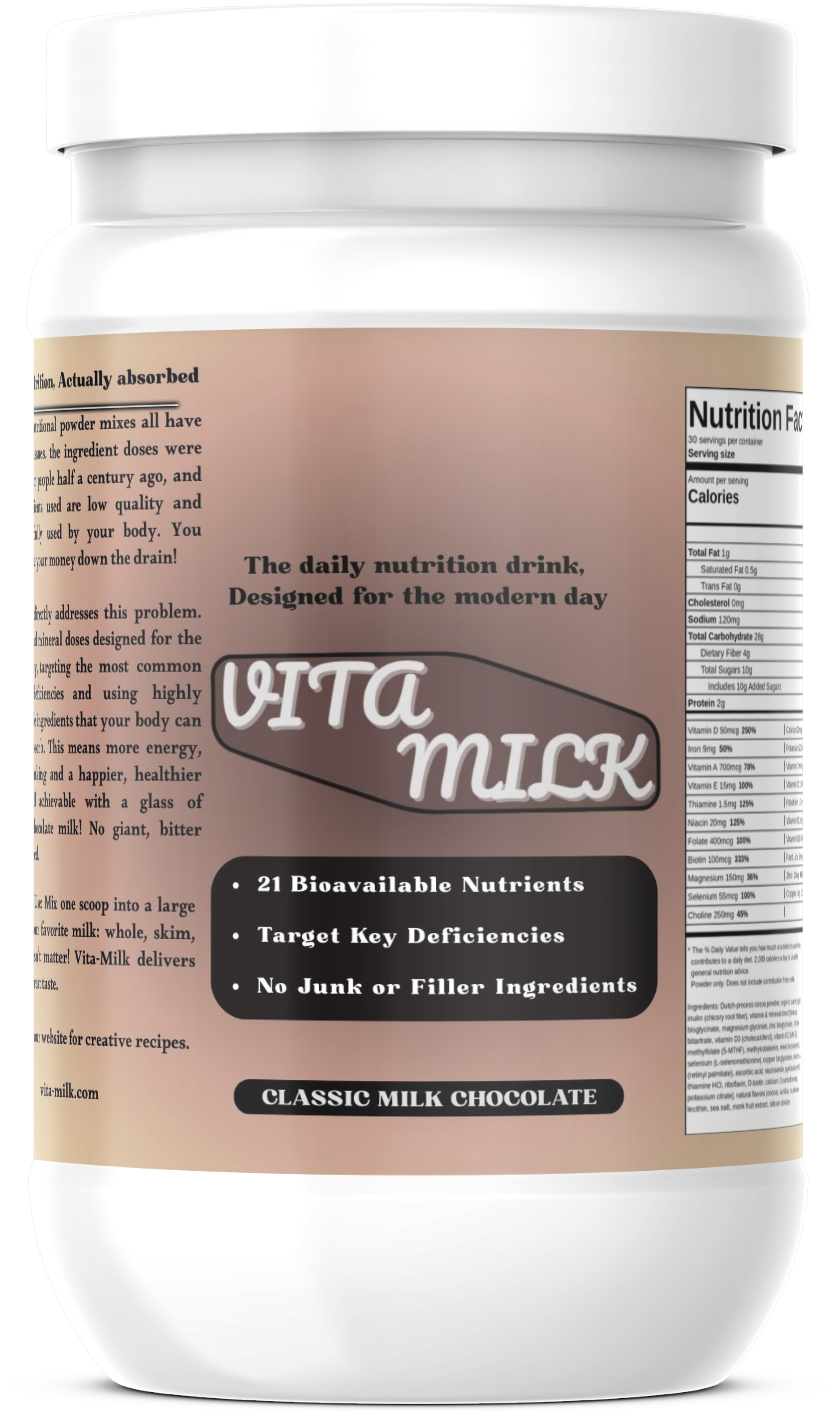 Vita-Milk canister